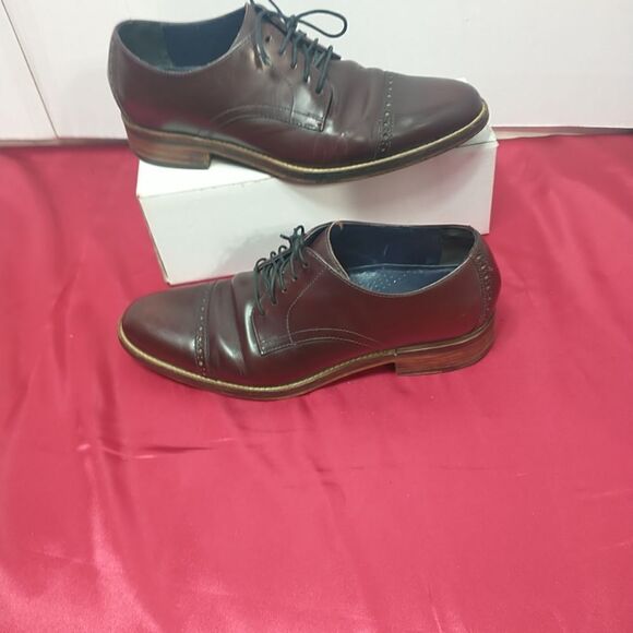 COPY - Cole Haan Men's SZ 8M Madison Cap OX, Burgundy C10840. Condition is Pre-… - Picture 4 of 11